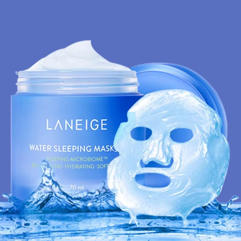 Water Sleeping Mask Hydrating Face Moisturizes Brightens Skin Creams Deep Moisturizing Shrink Pores Care for Beauty