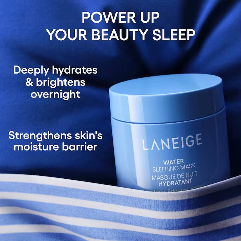 Water Sleeping Mask Hydrating Face Moisturizes Brightens Skin Creams Deep Moisturizing Shrink Pores Care for Beauty