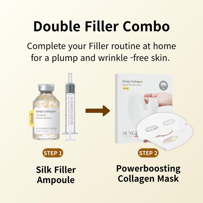 Transform Your Skin with Sungboon Silk Lifting Peptide Ampoule | Ultimate Anti-Aging Serum for a Youthful Glow | Hydrating Face-Lift at Home with Deep Collagen & Peptides (30Ml)