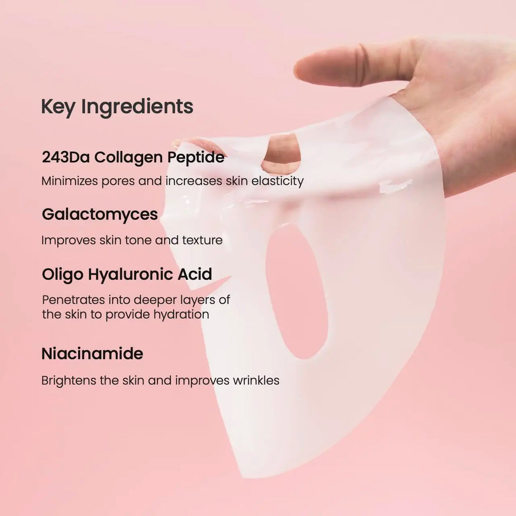 BIODANCE Bio-Collagen Deep Hydrating Gel Mask, Nighttime Moisturizing, Shrinking Pores, Improving Elasticity, Deep Hydration