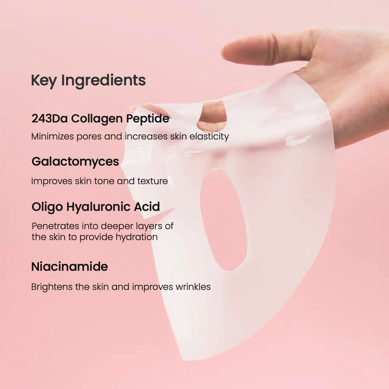 BIODANCE Bio-Collagen Deep Hydrating Gel Mask, Nighttime Moisturizing, Shrinking Pores, Improving Elasticity, Deep Hydration