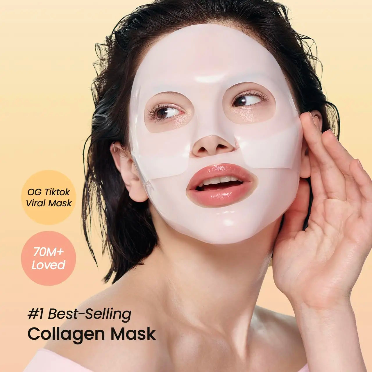 BIODANCE Bio-Collagen Deep Hydrating Gel Mask, Nighttime Moisturizing, Shrinking Pores, Improving Elasticity, Deep Hydration