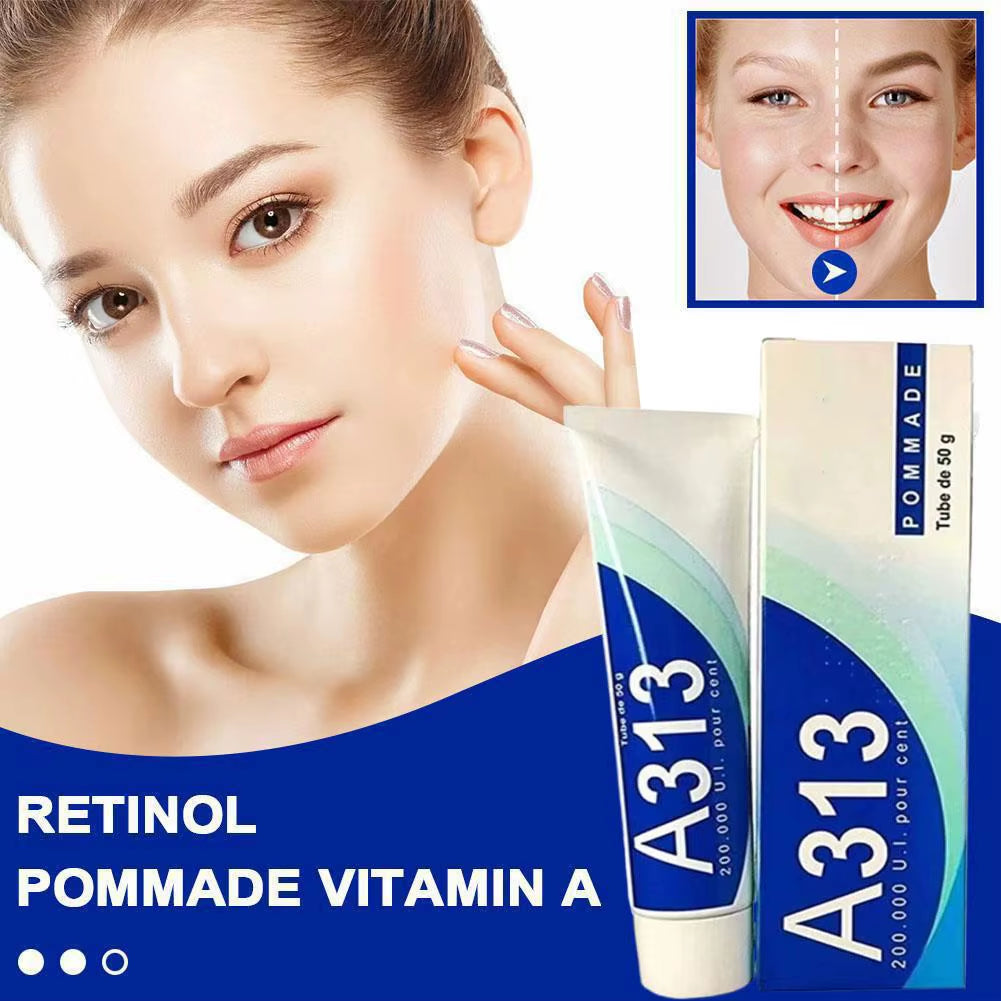 A313 Pure Vitamin a Retinol Cream 50G - Anti-Aging, Moisturizing, Acne Prevention with 200,000 IU Retinyl Palmitate for Face & D